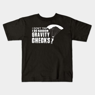 Gravity Checks Kids T-Shirt